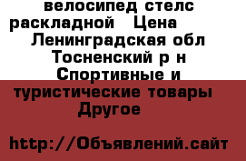 велосипед стелс раскладной › Цена ­ 5 500 - Ленинградская обл., Тосненский р-н Спортивные и туристические товары » Другое   